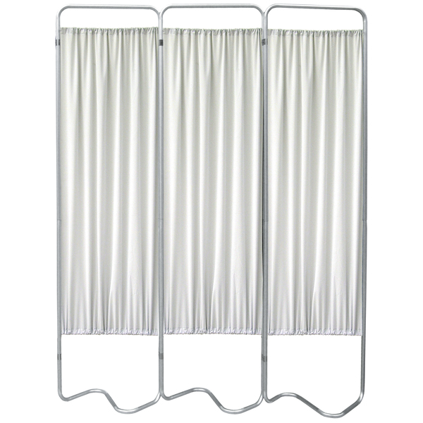 Omnimed 3 Section Beamatic Privacy Screen with Fabric Panels, Frost 153053-45